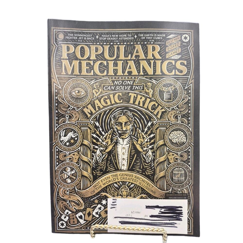 Popular Mechanics Magazine Nov/Dec 2020 No One Can Solve This Magic Trick
